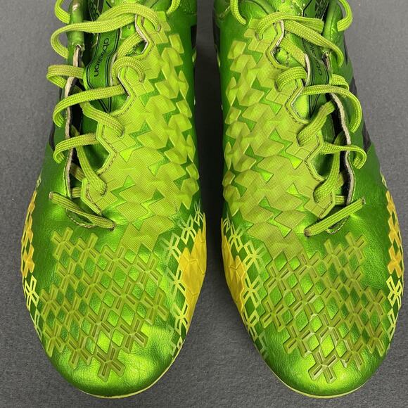 Adidas Predator Absolion Soccer Shoes Mens Size 11.5 Green Yellow FG Cleats - Picture 4 of 16